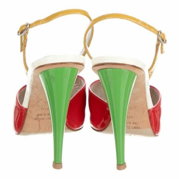 NWT Authentic Giuseppe multicolor heels - Picture 3 of 5